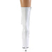 Pleaser USA Flamingo-1050 8inch Pleaser Boots - Patent White-Pleaser USA-Redneck buddy