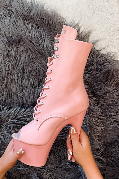 Hella Heels LipKit 8inch Boots - Candy Shop · Pole Junkie