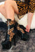 Hella Heels EmpireKicks 7inch Boots - Black-Hella Heels-Redneck buddy