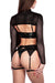 Naughty Thoughts XXX Rated See Through Garter Belt - Black-Naughty Thoughts-Redneck buddy