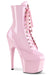 Pleaser USA Adore-1020 7inch Pleaser Boots - Patent Baby Pink-Pleaser USA-Redneck buddy