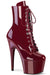 Pleaser USA Adore-1020 7inch Pleaser Boots - Patent Burgundy-Pleaser USA-Redneck buddy