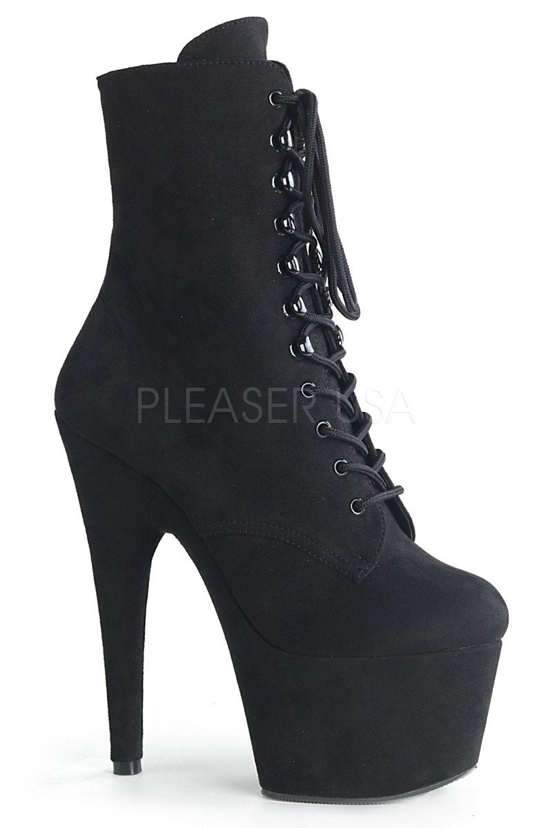 pleaser suede boots
