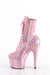 Pleaser USA Adore-1020HG 7inch Pleaser Boots - Holographic Baby Pink-Pleaser USA-Redneck buddy