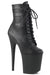 Pleaser USA Flamingo-1020PK 8inch Pleaser Biker Style Boots - Matte Black-Pleaser USA-Redneck buddy