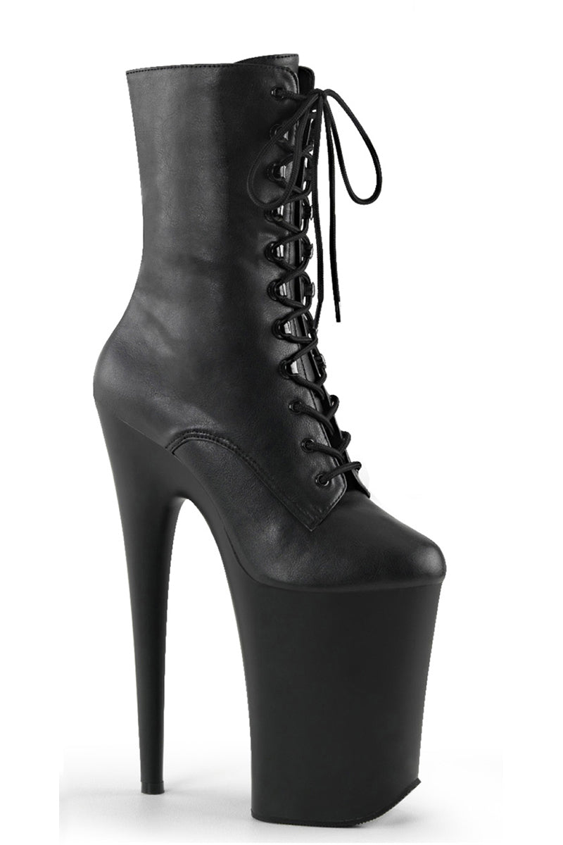 Pleaser USA Infinity-1020 9inch Pleaser Boots - Matte Black · Pole Junkie