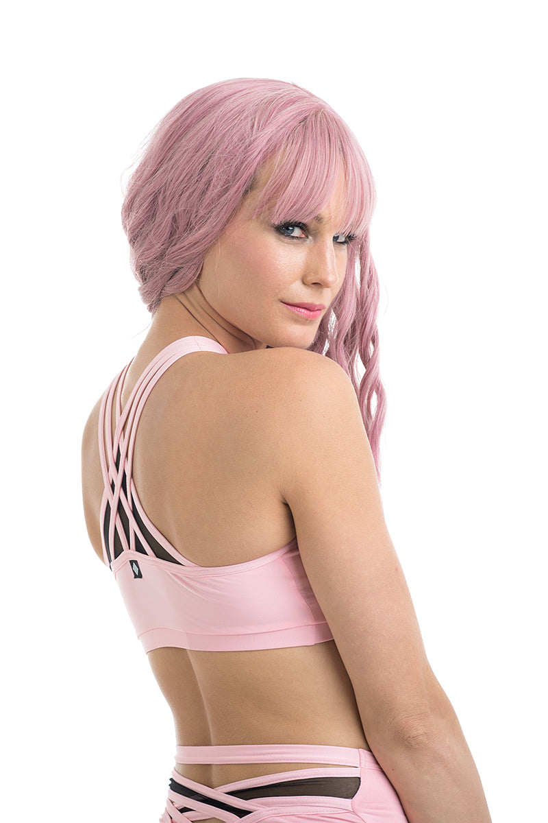 Poledancerka X-Front Top - Baby Pink-Poledancerka-Redneck buddy