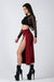 REV ACTIV Sensual Flow Pants (with leg slit) - Wine-REV ACTIV-Redneck buddy