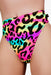 Cleo the Hurricane High Rider Hot Pants - Neon Leopard-Cleo the Hurricane-Redneck buddy