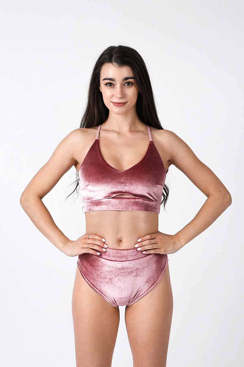 REV ACTIV Gap Top - Pink Velvet-REV ACTIV-Redneck buddy