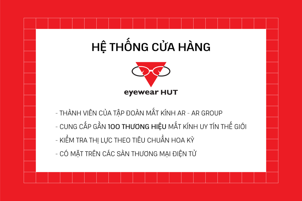 Hệ thống cửa hàng Eyewear HUT