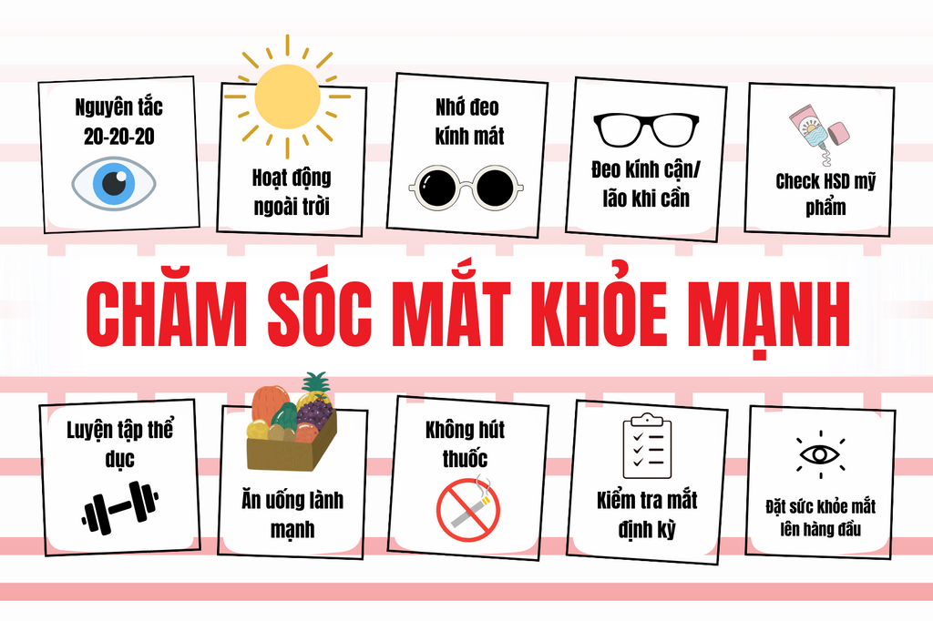 Chăm sóc mắt khỏe mạnh