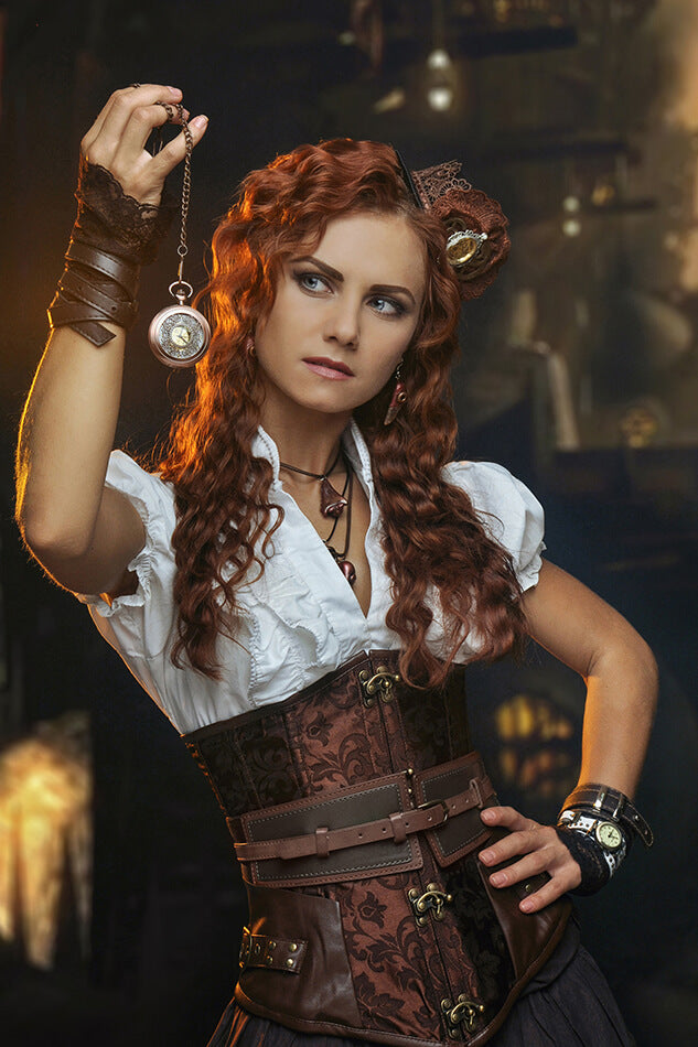 Combination Of A Corset And A Steampunk Style