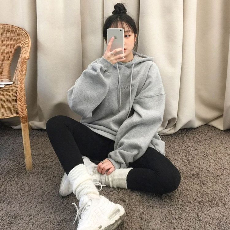 Combination Of Hoodie With Leggings