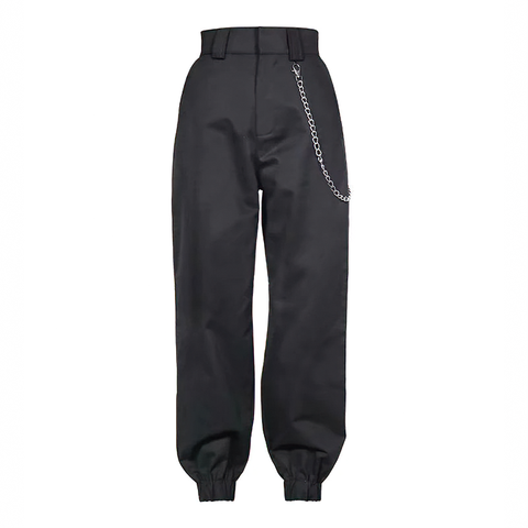 Fashion Women's Cargo High Waist Pants - Alternative Fashion.