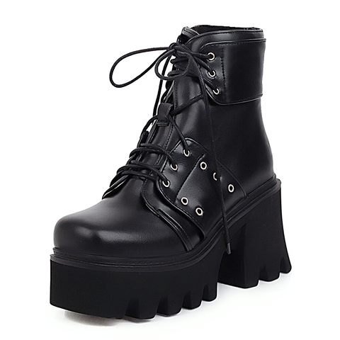 WOMEN'S PU LEATHER BOOTS - TRENDY CASUAL SHOES.