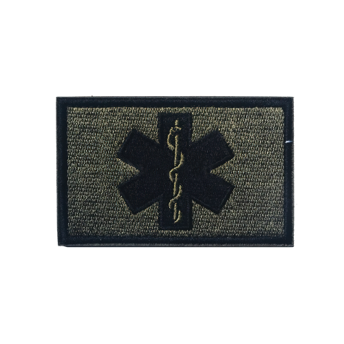 Patch tactique 3D cool / patch militaire brodé médical unisexe / multicolore