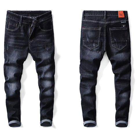 FEIHYZCY Jeans for Men, Fashion Jeans Men Casual Harem Pants Autumn Elastic  Waist Comfort LooseTrousers Male Washed Denim Pants (Color : Blue, Size :  XXX-Large) price in Saudi Arabia | Amazon Saudi