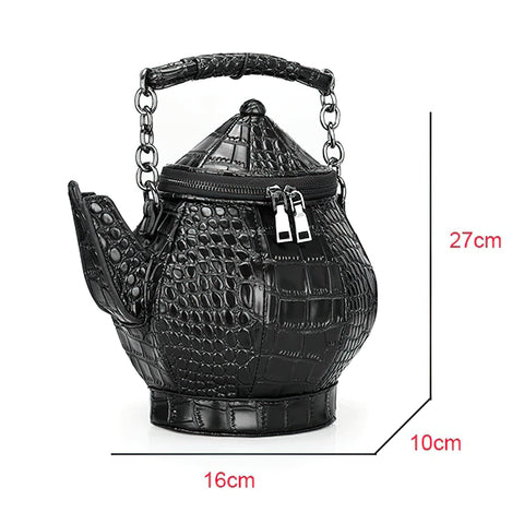 Funny Teapot Shaped Women's Handbag - Trendy Accessories.