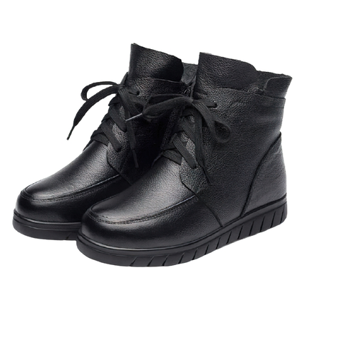 WOMEN'S LEATHER ANKLE BOOTS - CASUAL SHOES FOR STYLISH PEOPLE.