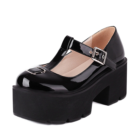 WOMEN'S PLATFORM LOAFERS - GOTHIC SHOES.