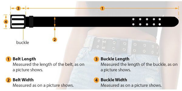 how to measure female belt size