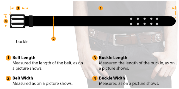 how to measure male belt size