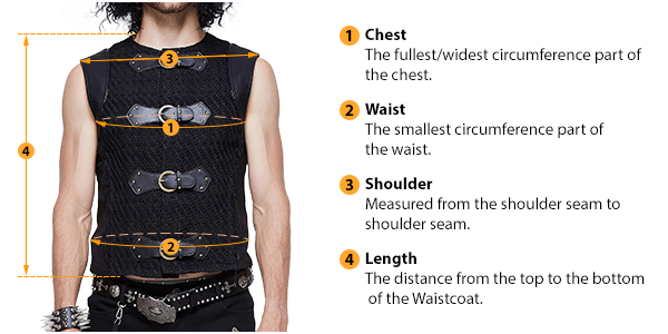 comment mesurer la taille d'un gilet pour homme