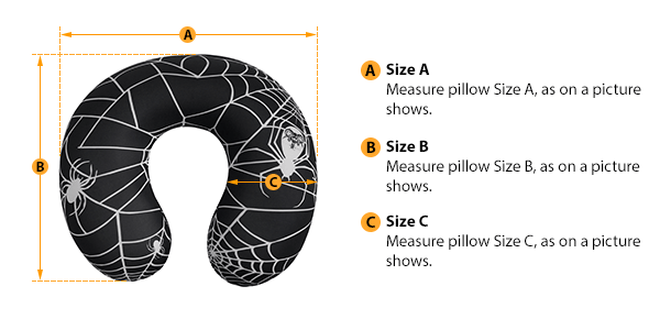 how to measure neck pillow size