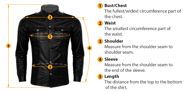 how to measure male shirt size