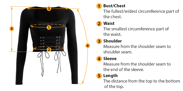 how to measure top size