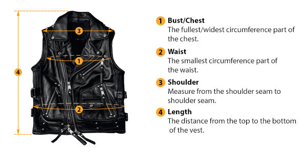 how to measure vest size