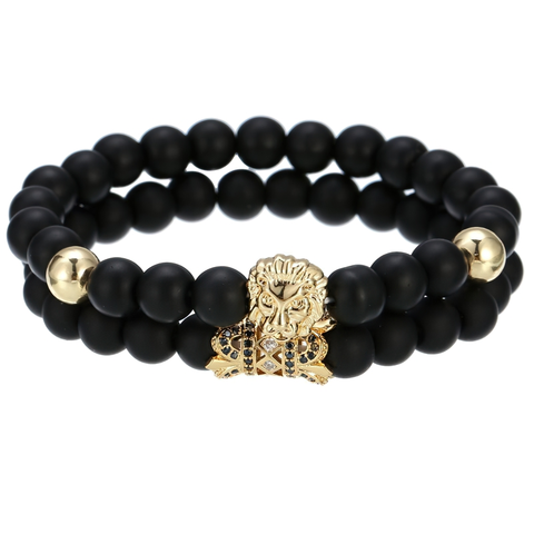lion bracelet with stone beads unisex stylish jewelry alternative fashion bracelet 001 480x480 hardnheavystyle