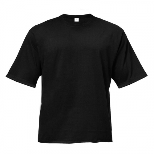 T-shirt à manches courtes coupe oversize pour hommes avec épaule tombante / T-shirt de fitness ample