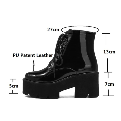 Women's Lace Up Shoes - Fashion Style.