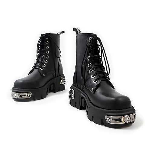 Women High Platform Boots - Rock/Gothic Style.