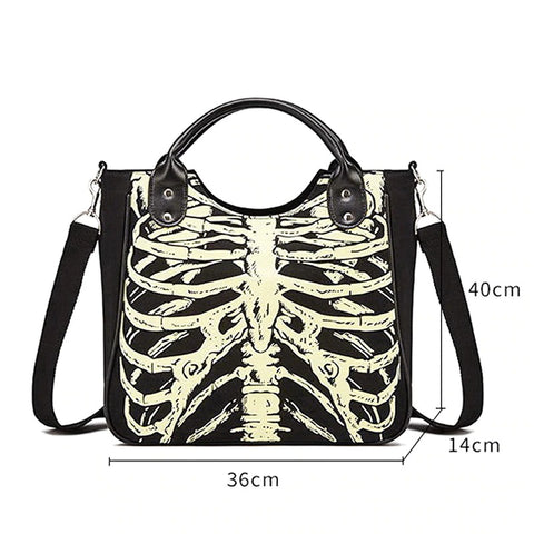 Women's skeleton bag - aesthetic outfits.