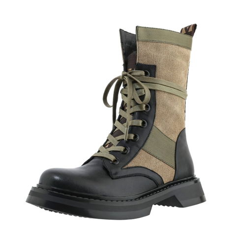 WOMEN'S LEATHER STYLISH BOOTS - CASUAL FASHION SHOES.
