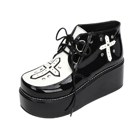 WOMEN'S TRENDY PU LEATHER SHOES - GOTHIC STYLISH SHOES.