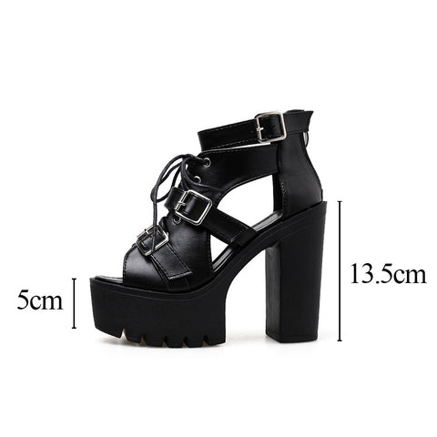 Summer Women's Shoes - Goth Style.