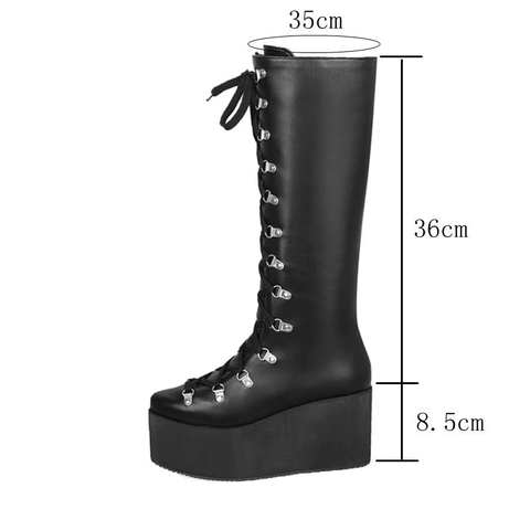 WOMEN'S HIGH BOOTS - STYLISH PUNK SHOES.