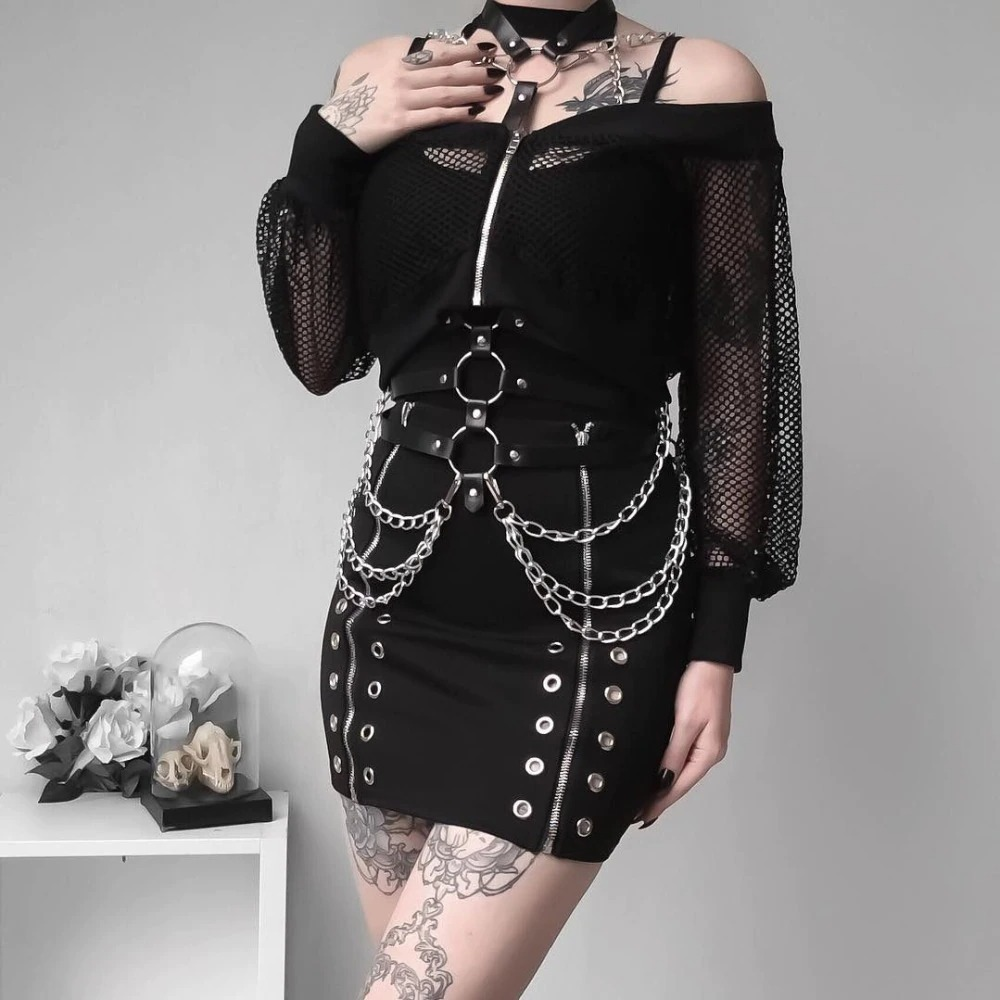 Sexy Body Harness for Women / Fashion Harness in Gothic Style / Pu Leather  Harness | HARD'N'HEAVY