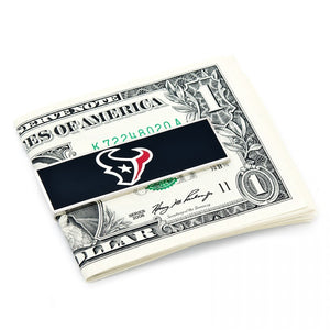 Houston Texans Cufflinks and Money Clip Gift Set