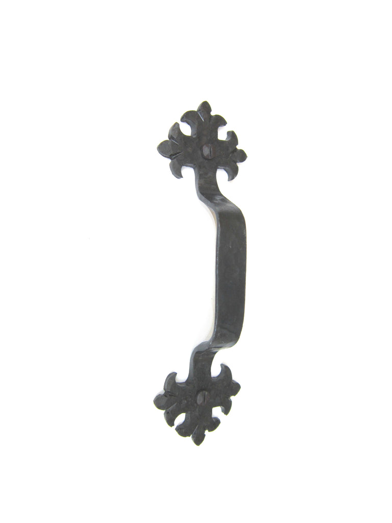 Classic Spanish Fleur De Lis Hammered Cabinet Pull Hpy1a Bushere