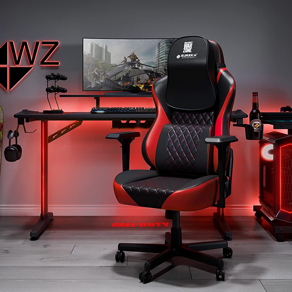 Gaming Chair Call of Duty Warzone Red