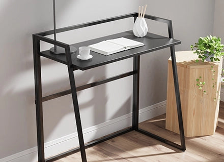 folding desk and rolling modern office desk