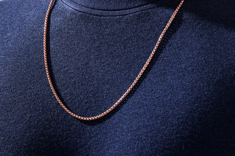 Box Chain in Rose Gold