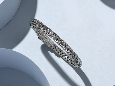 Men's foxtail bracelet - 925 Sterling Silver