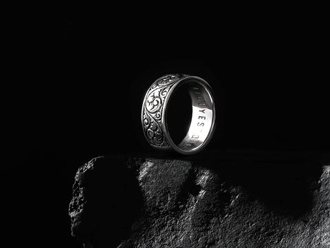 Men's 925 Sterling Silver Classic Wedding Band