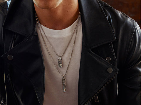 Men's Chain Pendants: Cross, Tags, & Modern Styles